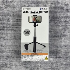 BYTECH Extendable Tripod - Bluetooth Foldable Selfie Stand